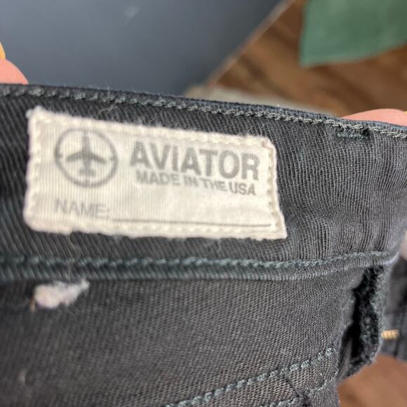 Aviator Nation Black Jeans Straight Leg Sz 34 Western Trendy Coastal Cowgirl - Picture 9 of 9